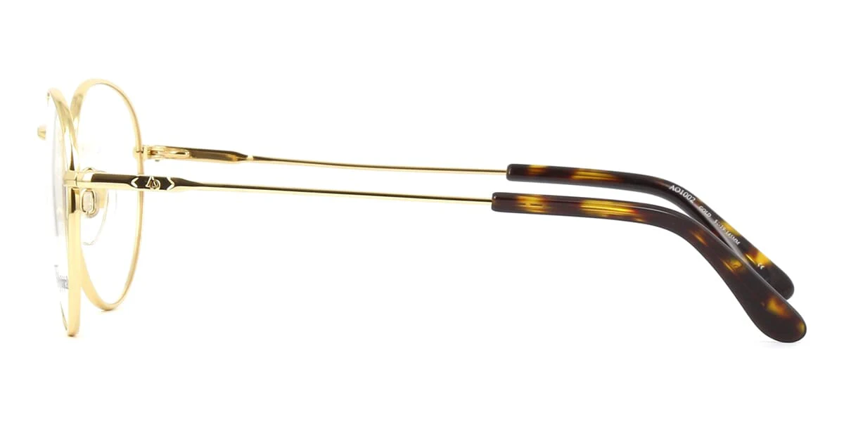 American Optical AO1002 Frame C1 ST TO Gold - Image 3