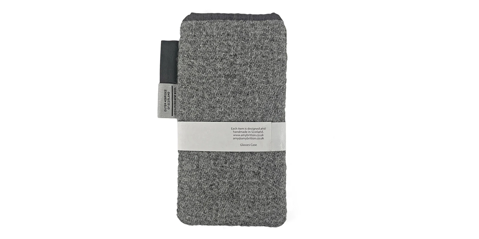 Amy Britton Landscape Harris Tweed Heather Purple Soft Case - Image 2