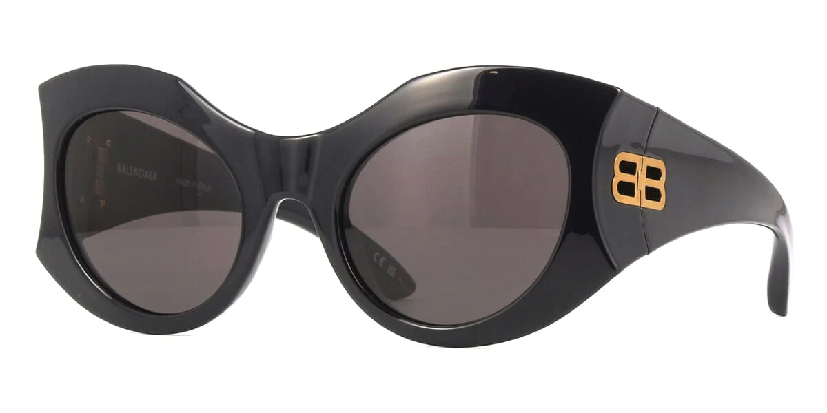 Balenciaga BB0256S 001 - As Seen On Kris Jenner & Isabelle Huppert