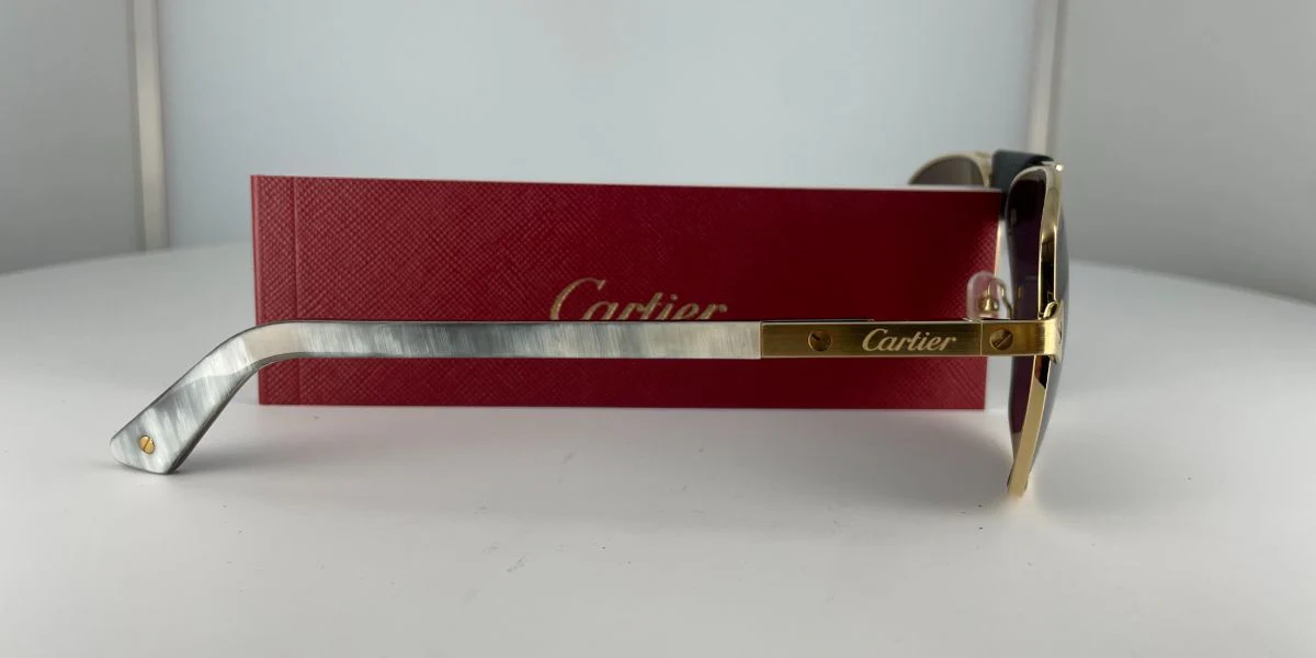 Cartier Buffalo Horn CT0389S 003 Polarised - Image 5
