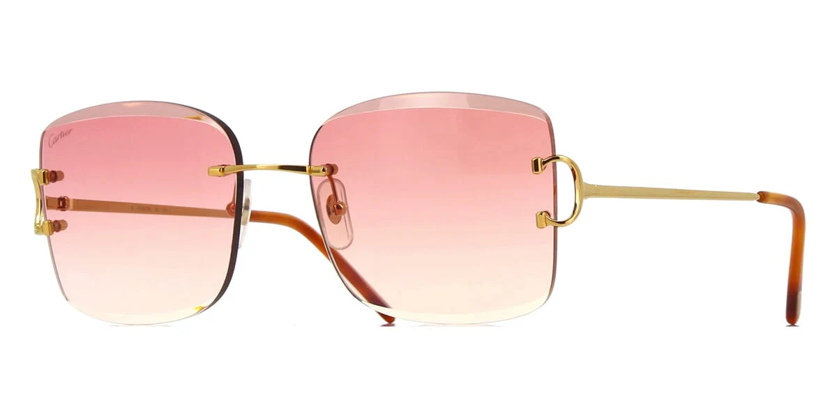 Cartier CT0007RS 001 - As Seen On DJ Khaled & Cardi B