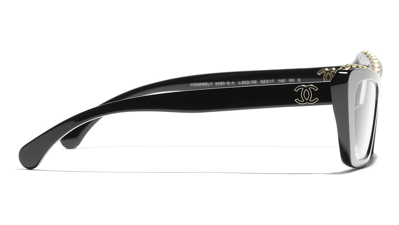CHANEL 3480 C622 Glasses - Image 3