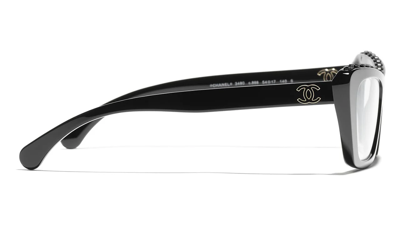 CHANEL 3480 C888 Glasses - Image 3