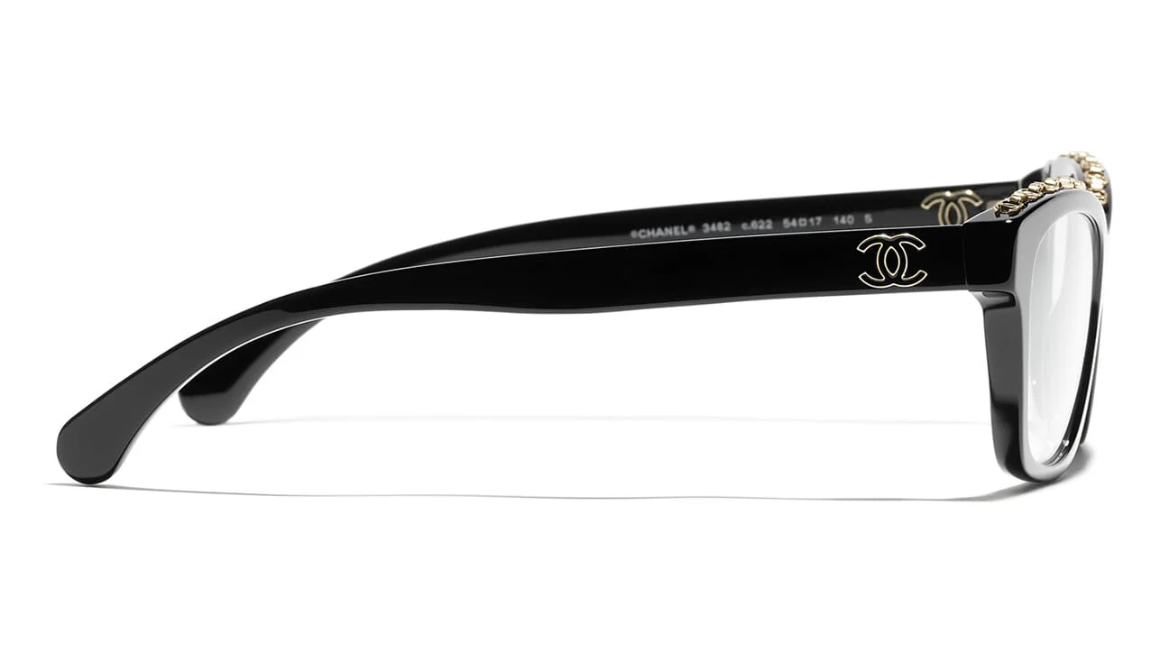 CHANEL 3482 C622 Glasses - Image 3