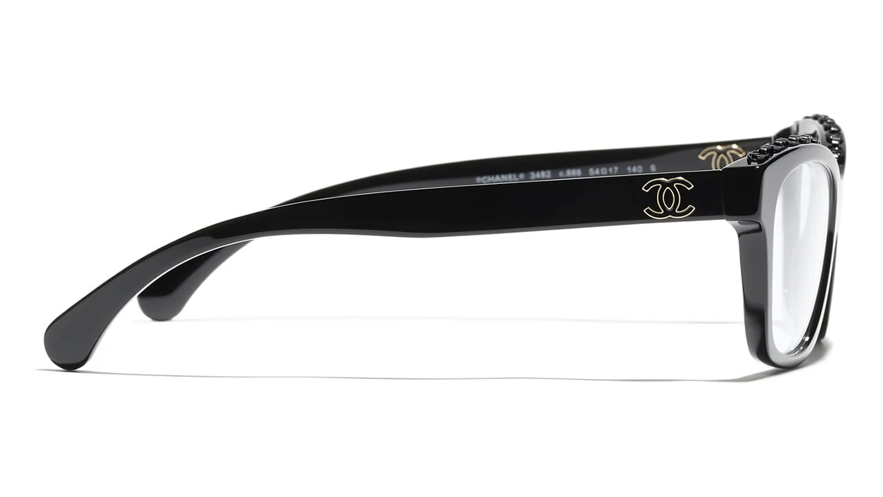 CHANEL 3482 C888 Glasses - Image 3