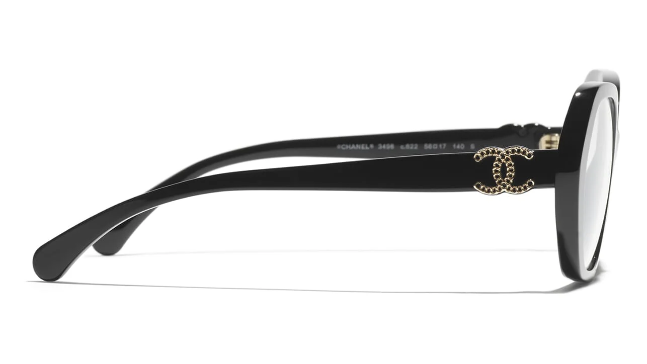 CHANEL 3496 C622 Glasses - Image 3
