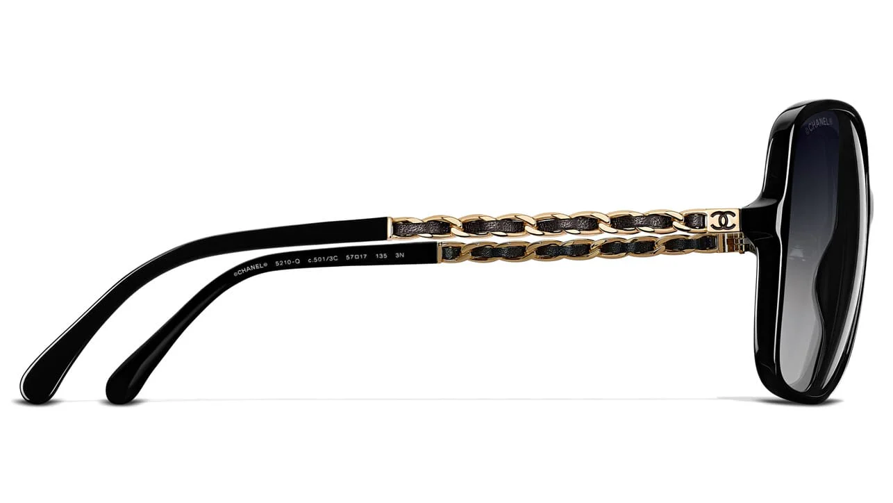 CHANEL 5210Q N501/3C Sunglasses - Image 3