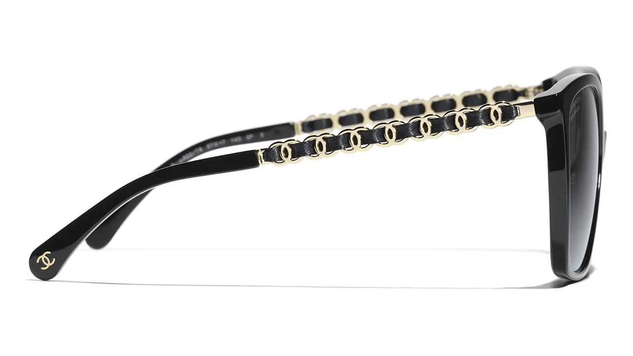 CHANEL 5546Q C622/T8 Sunglasses - Image 3