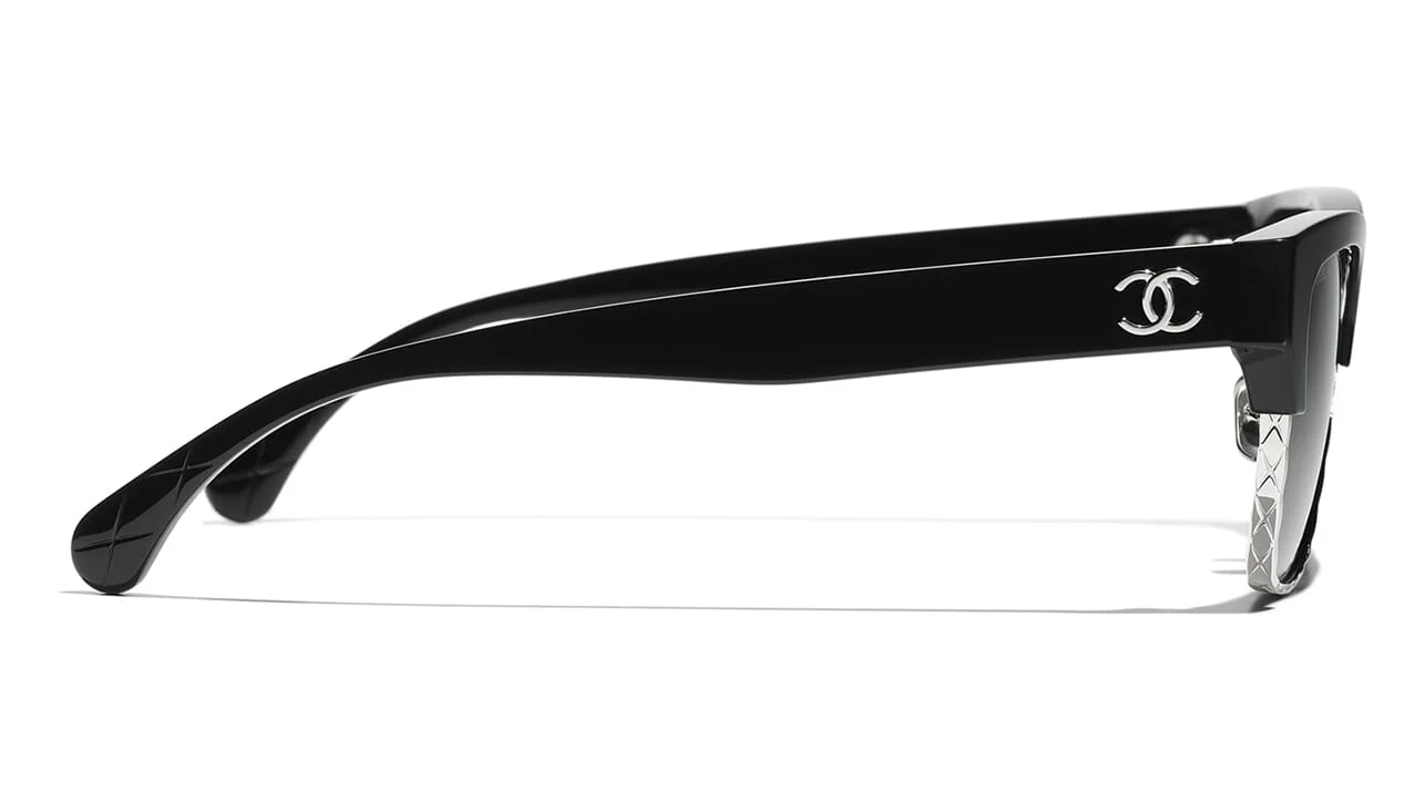 CHANEL 5558 C501/S4 Sunglasses - Image 3