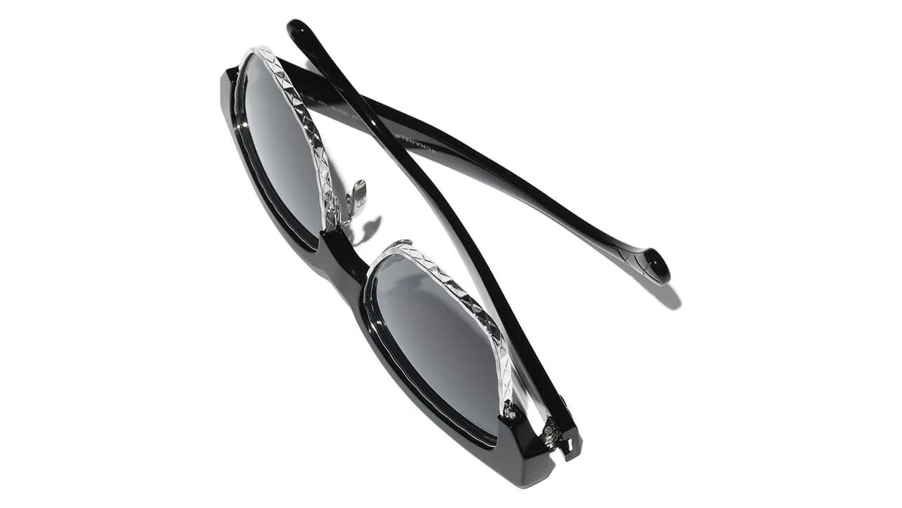 CHANEL 5558 C501/S4 Sunglasses - Image 4
