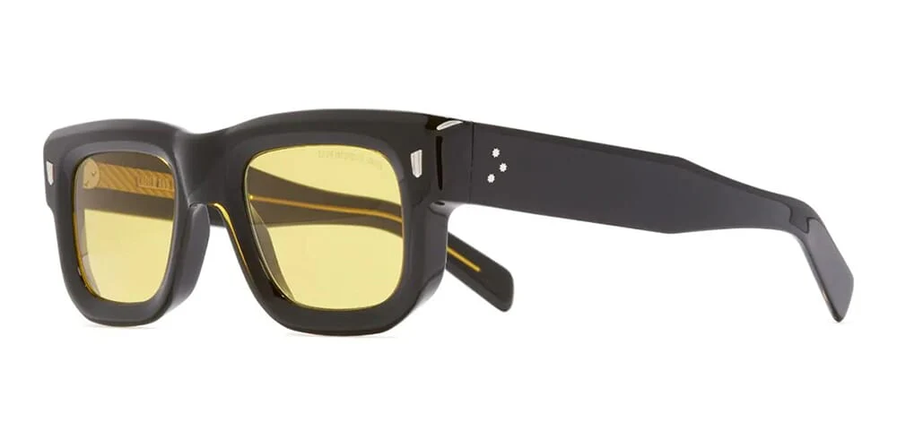 Cutler and Gross Sun 1402 01 Yellow on Black - As Seen On Chris Brown & Jeff Mauro