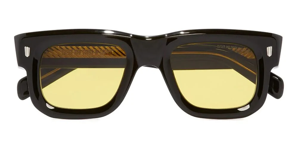 Cutler and Gross Sun 1402 01 Yellow on Black - As Seen On Chris Brown & Jeff Mauro - Image 2