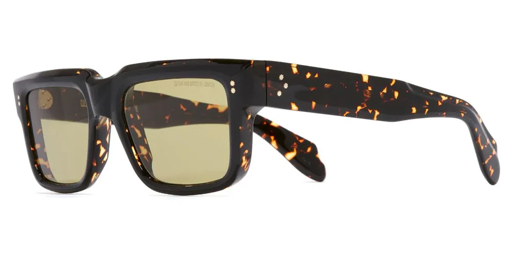 Cutler and Gross Sun 1403 02 Black on Havana - As Seen On Benjamin Bratt