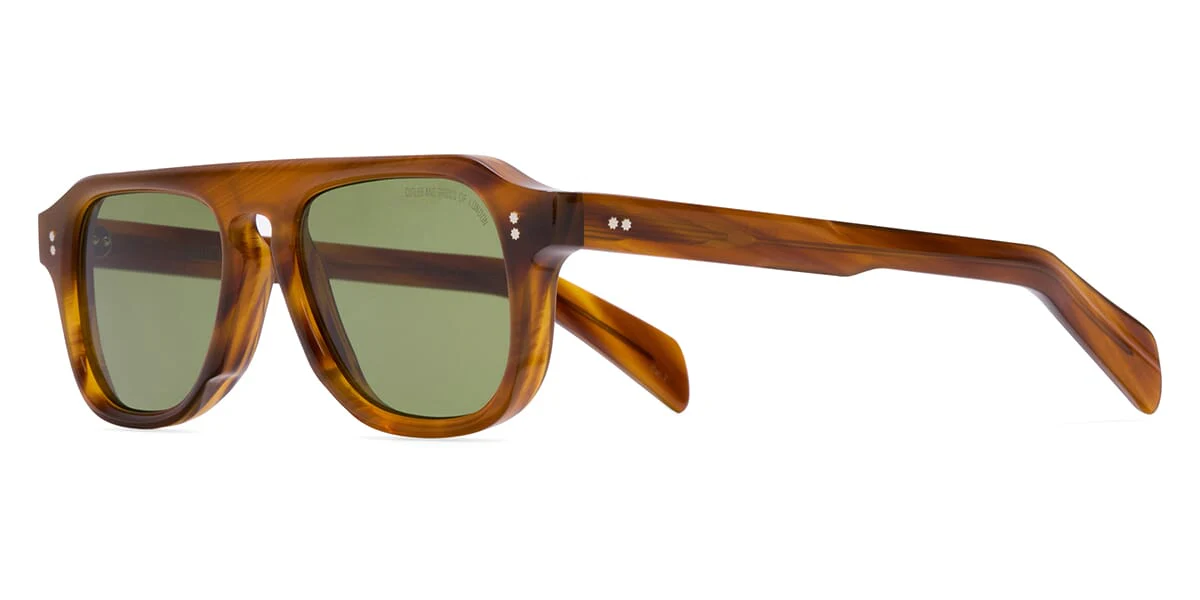 Cutler and Gross Sun Graham GR14 02 Mustard Horn