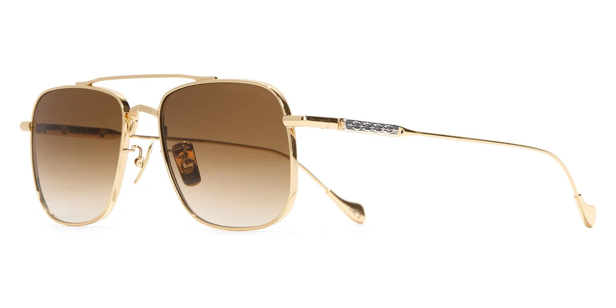 Cutler and Gross Sun x The Great Frog Richards 019 02 Limited Edition Gold with Bones