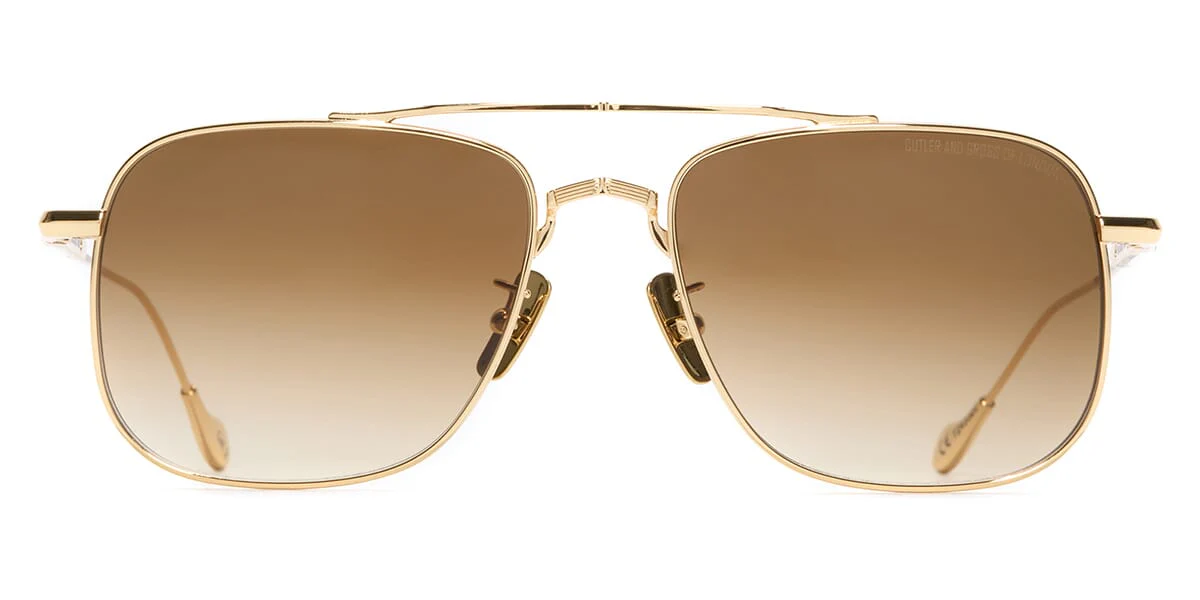Cutler and Gross Sun x The Great Frog Richards 019 02 Limited Edition Gold with Bones - Image 2