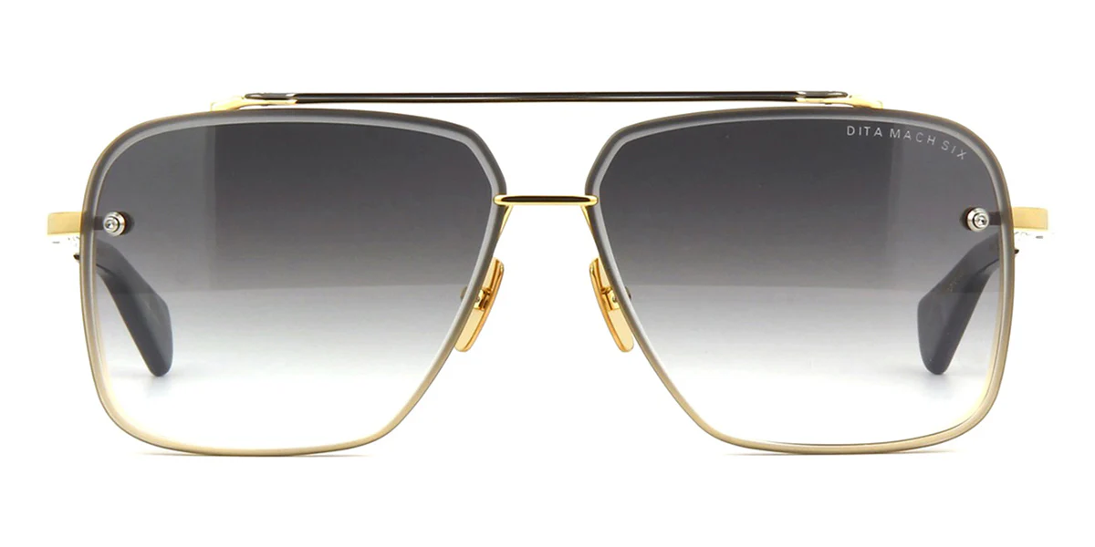 Dita Mach Six DTS 121 01 Yellow Gold and Black Rhodium - As Seen On Martin Lawrence & T.I. - Image 2