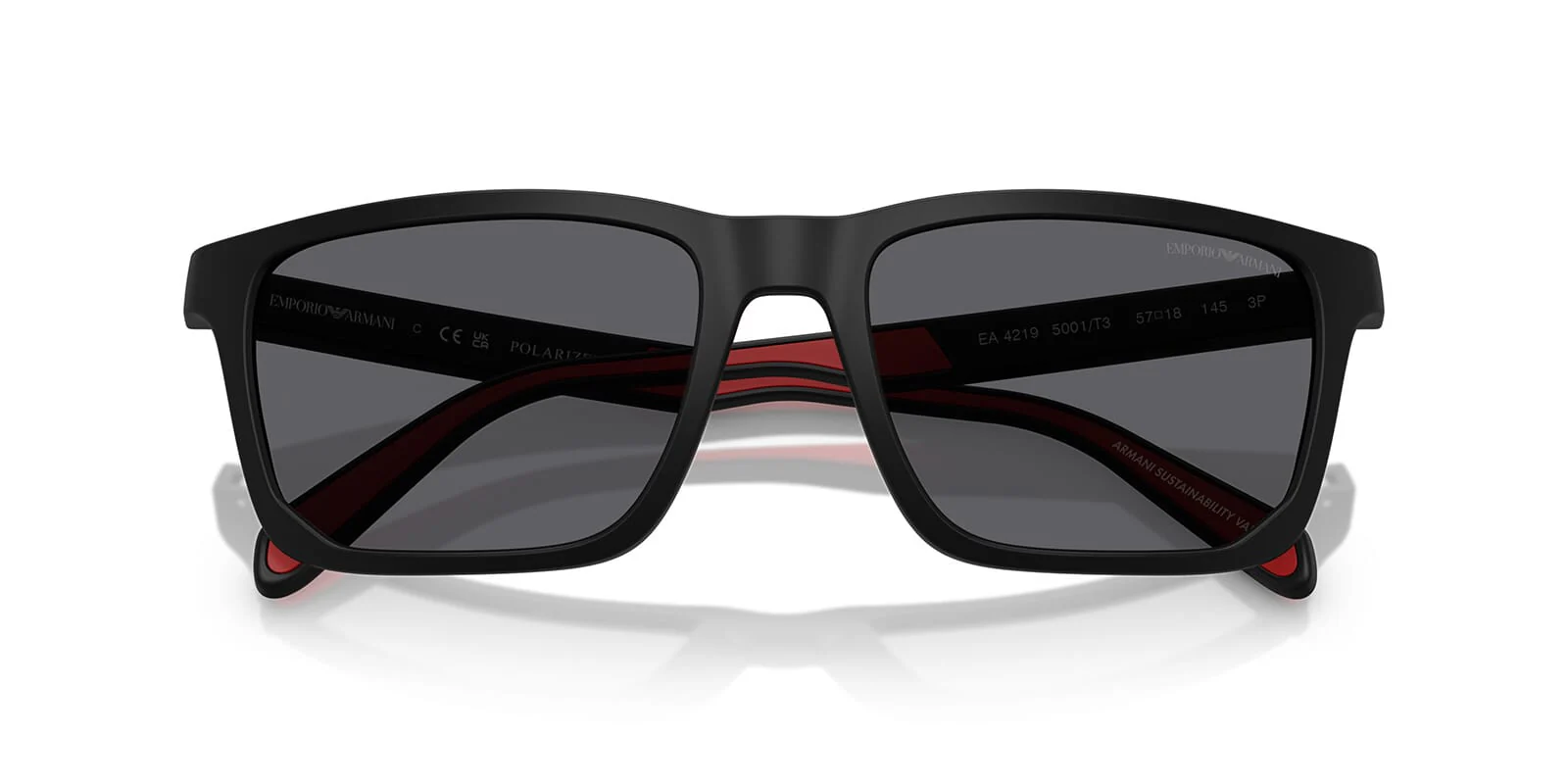 Emporio Armani EA4219 5001/T3 Polarised - Image 4