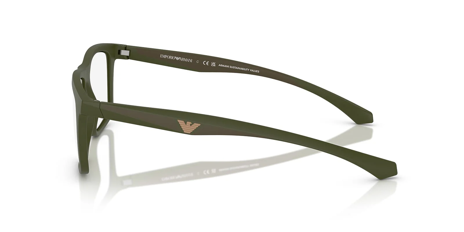 Emporio Armani EA4235 6184/1W with Folding Clip-On - Image 3
