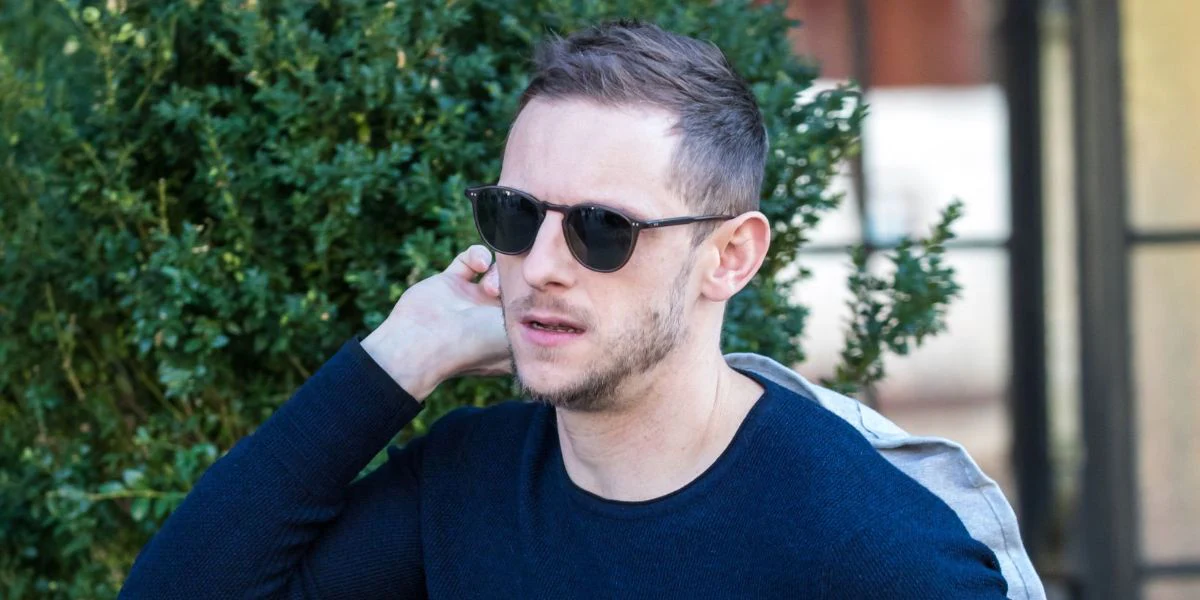 Garrett Leight Hampton 2001 BLGL/SFPG15 Polarised - As Seen On Jamie Bell - Image 3