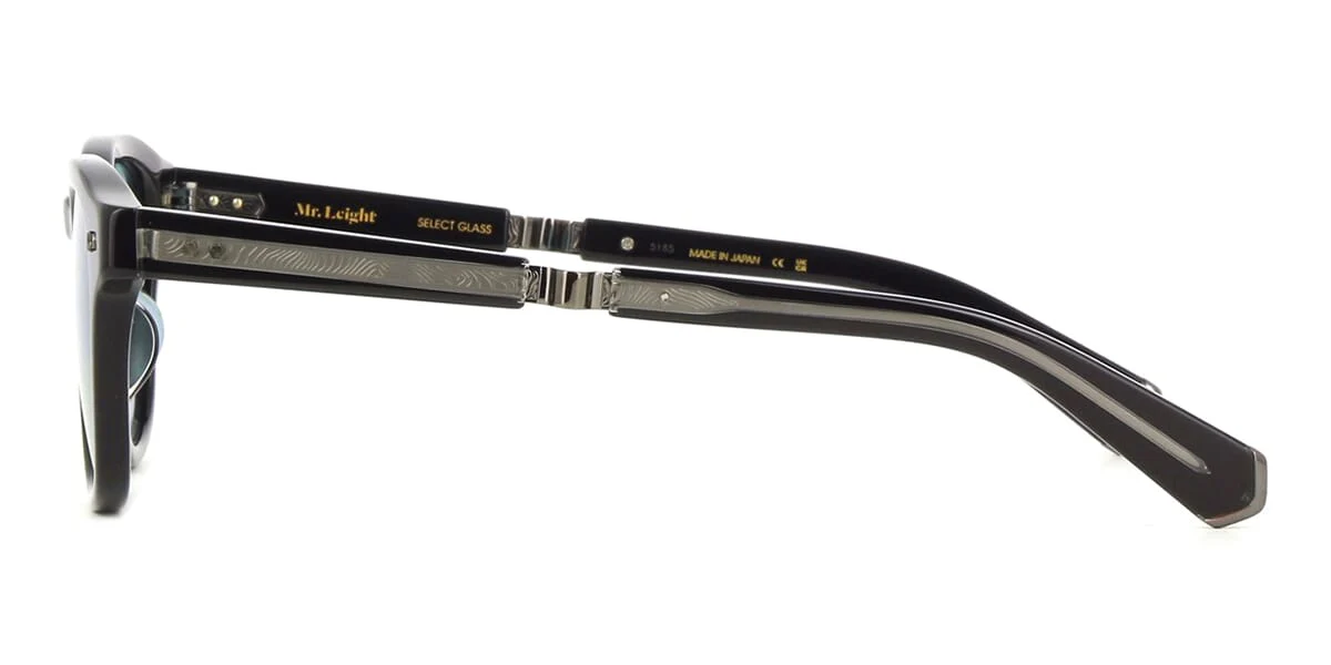 Garrett Leight Mr. Leight James S ML2050 BK-GM/BRITTBLU Limited Edition - As Seen On Edgar Ramirez - Image 3