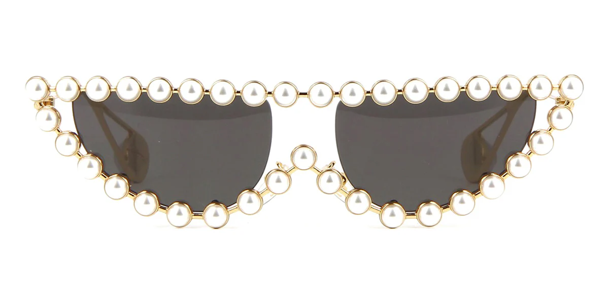 Gucci Hollywood Forever GG0364S 004 Gold with Pearl - As Seen On Kylie Jenner - Image 2