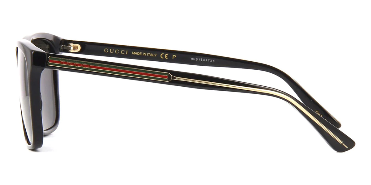 Gucci GG0381SN 007 Polarised Black and Crystal - As Seen On Mohamed Omar & LaDainian Tomlinson - Image 3