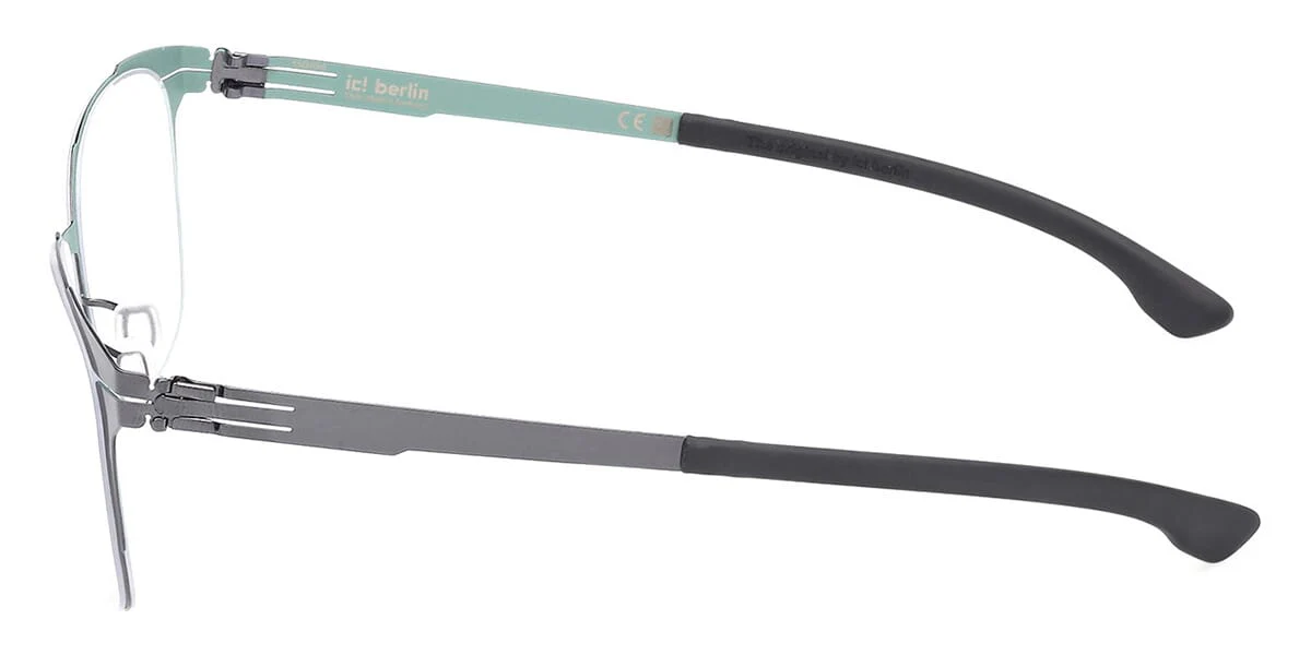 ic! berlin Alfie Shiny Aubergine and Malachite Green - Image 3