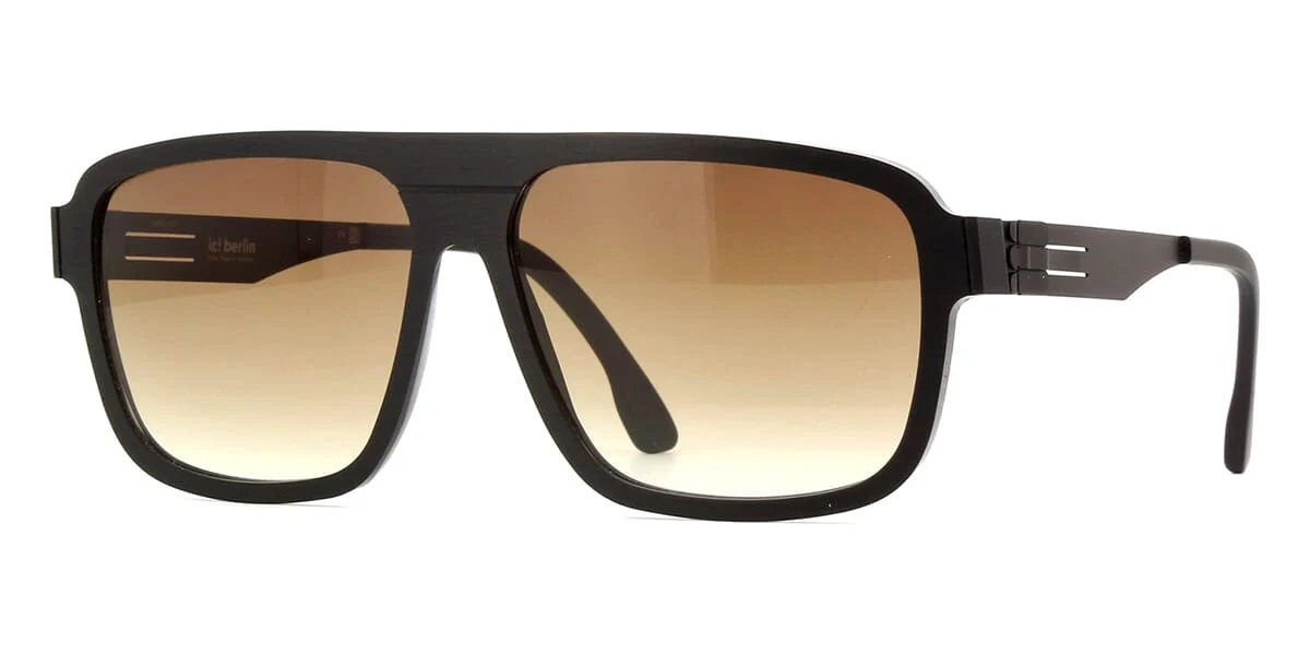 ic! berlin Egon Rough Black with Brown to Sand Gradient