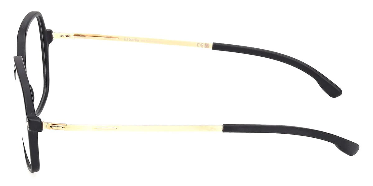 ic! berlin Hazel Matte Black with Rose Gold - Image 3