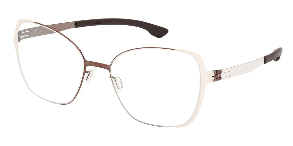 ic! berlin Irine White Sides with Shiny Copper