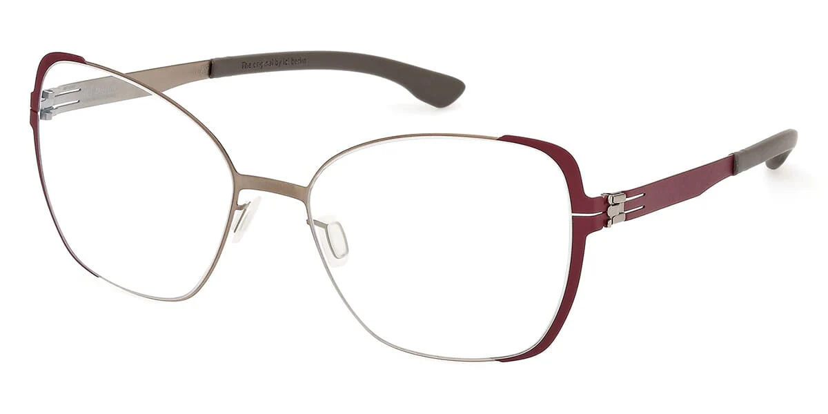 ic! berlin Irine Dark Magenta Sides with Bronze