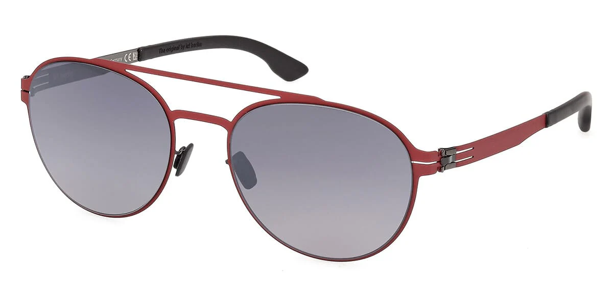 ic! berlin Sun Loris Red 97 Gunmetal