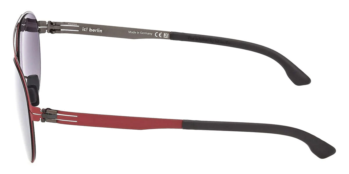 ic! berlin Sun Loris Red 97 Gunmetal - Image 3