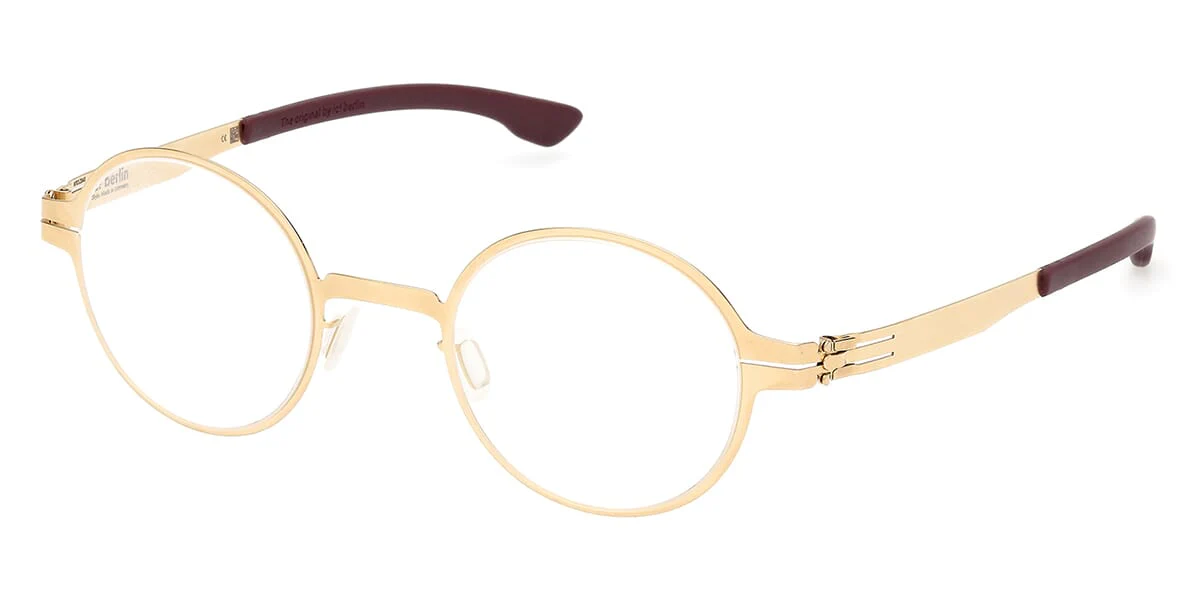 ic! berlin Wilhelm Matte Gold with Dark Red