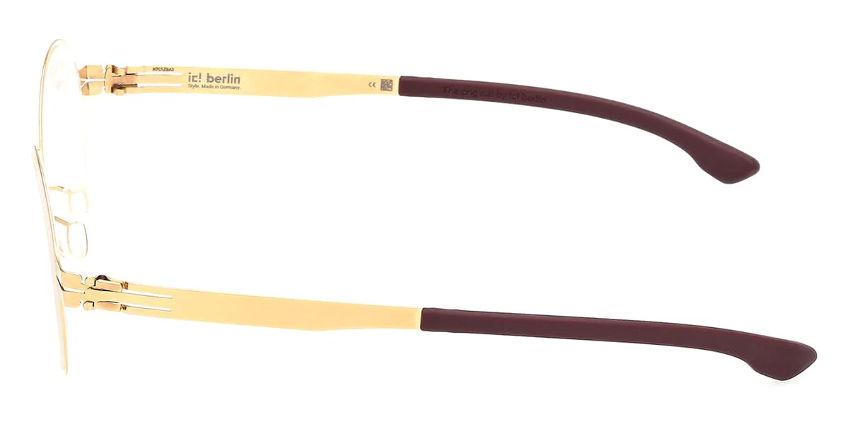ic! berlin Wilhelm Matte Gold with Dark Red - Image 3