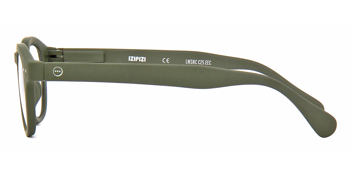 Izipizi C C25 Khaki Green Reading Glasses - As Seen On Isabella Rossellini - Image 3