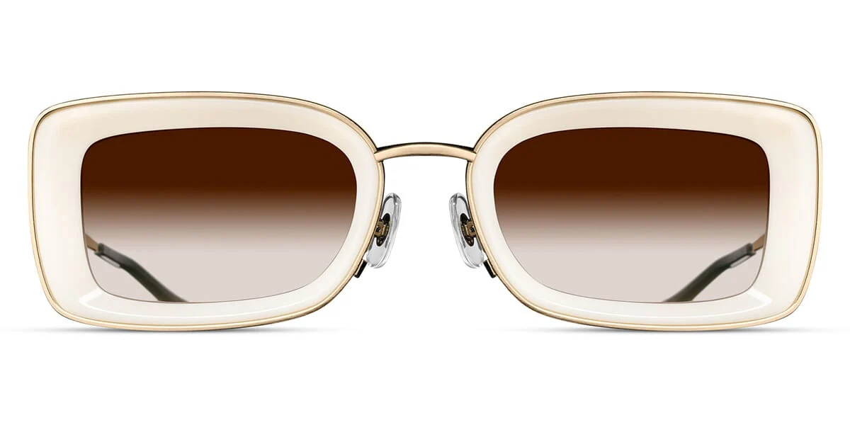Matsuda Sun M3124 BG-MW with Brown Gradient - As Seen On Leslie Bibb
