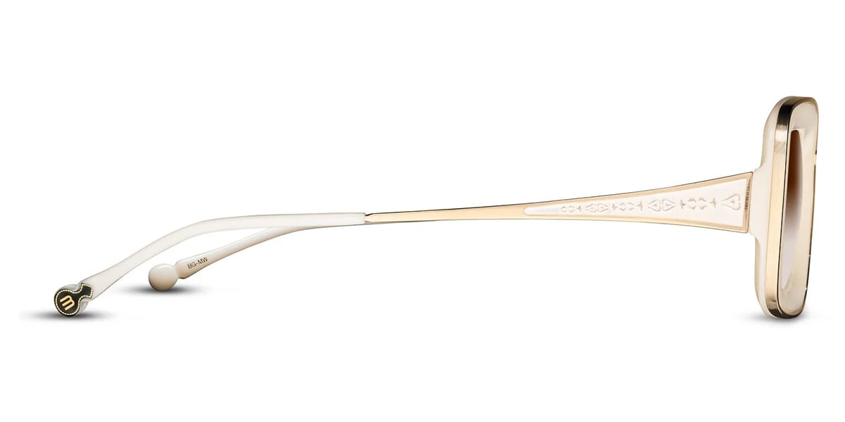 Matsuda Sun M3124 BG-MW with Brown Gradient - As Seen On Leslie Bibb - Image 2