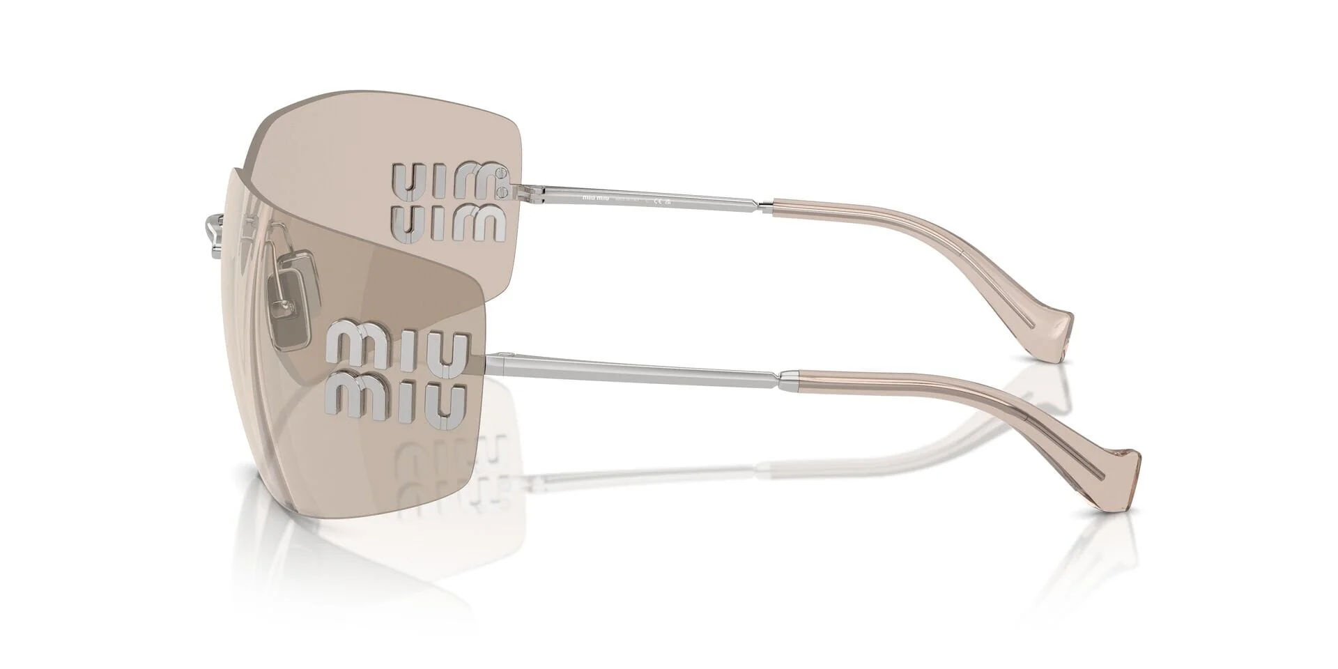 Miu Miu Rimless Runway MU 54YS 1BC10F - As Seen On Becky G & Kesha - Image 3