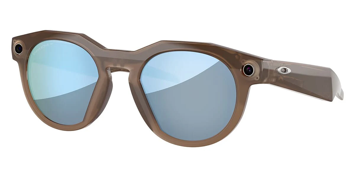 Oakley Meta Hstn OW8002 06 Prizm Polarised Smart Glasses - As Seen On Sky Brown