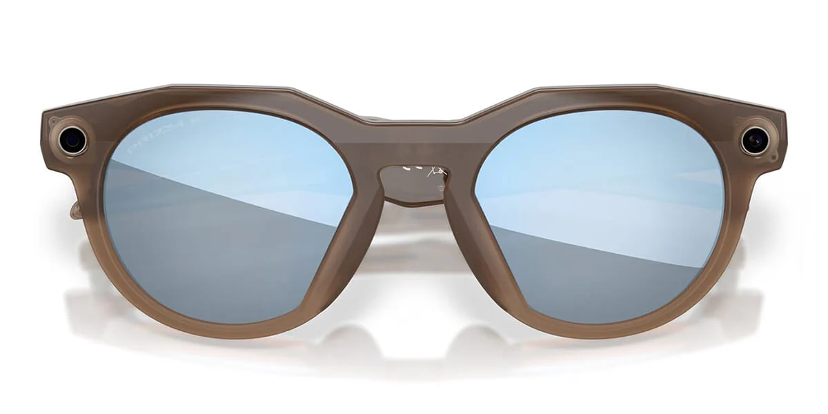 Oakley Meta Hstn OW8002 06 Prizm Polarised Smart Glasses - As Seen On Sky Brown - Image 2