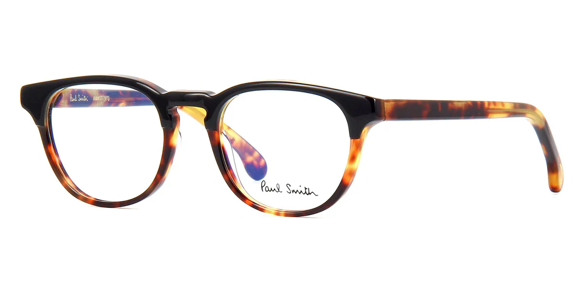 Paul Smith Abbott V1 PSOP001V1 04 Black Ink on Dark Tortoise