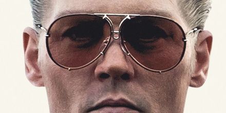 Porsche Design 8478 A Gold Frame - Brown + Blue Lenses - As Seen On Johnny Depp & Laurence Fishburne - Image 4