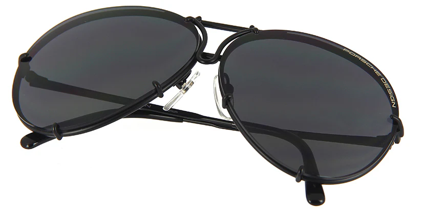 Porsche Design 8478 D Black Frame - Grey & Silver Lenses - As Seen On Kim Kardashian - Image 14