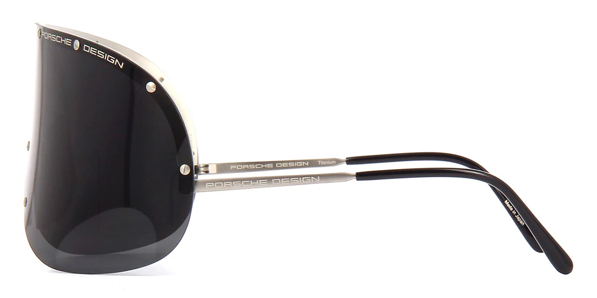 Porsche Design 8479 B S2 Large Silver Wraparound Frame - As Seen On Lady Gaga & Angie Katsanevas - Image 3