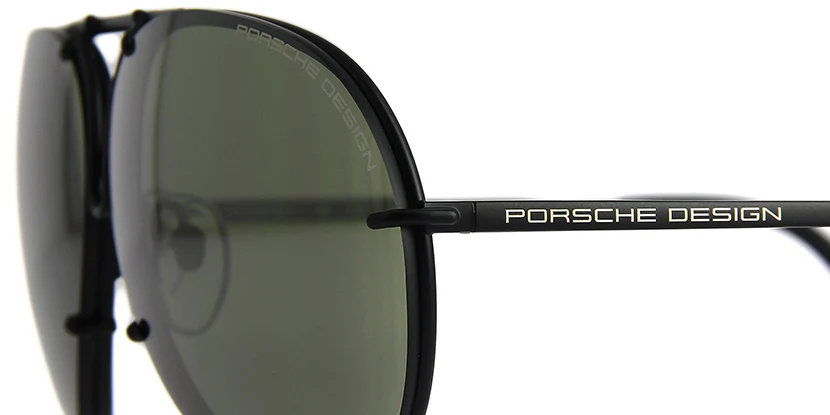 Porsche Design 8478 D Black Frame - Dk Green + Brown Lenses - As Seen On Khloe Kardashian & Kendall Jenner - Black Friday Special - Image 9