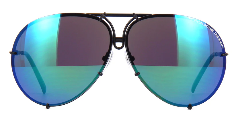 Porsche Design P8478 Lens Set - V225 Green Blue Mirror Lenses - Image 3
