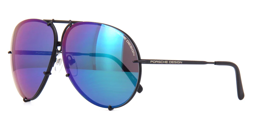 Porsche Design P8478 Lens Set - V225 Green Blue Mirror Lenses - Image 4