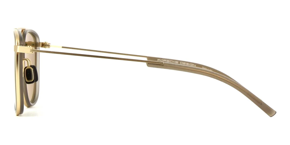 Porsche Design 8692 D Gold with Green Mirrored Lenses - Image 3